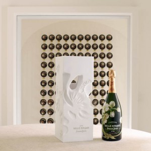 coffret Daniel Arsham pour la bouteille Grand Siècle de Perrier-Jouët