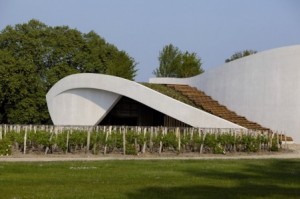 le nouveau chai de Château Cheval Blanc